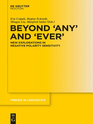 cover image of Beyond 'Any' and 'Ever'